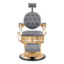 Dream In Reality Princeton Barber Chair - Gold DIR 2726