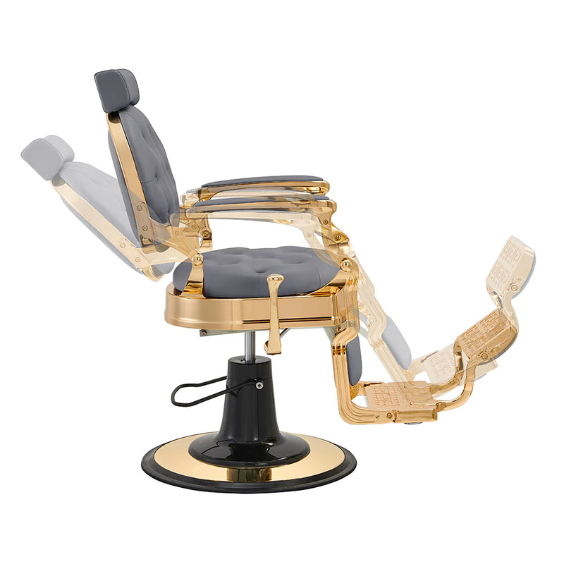 Dream In Reality Princeton Barber Chair - Gold DIR 2726