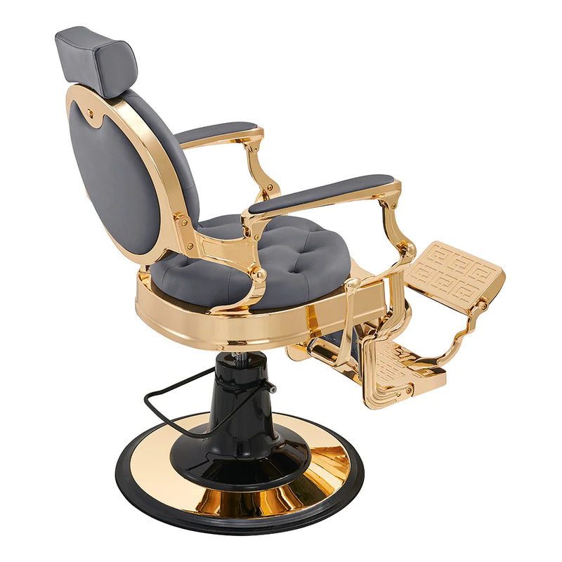 Dream In Reality Princeton Barber Chair - Gold DIR 2726