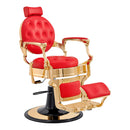 Dream In Reality Princeton Barber Chair - Gold DIR 2726