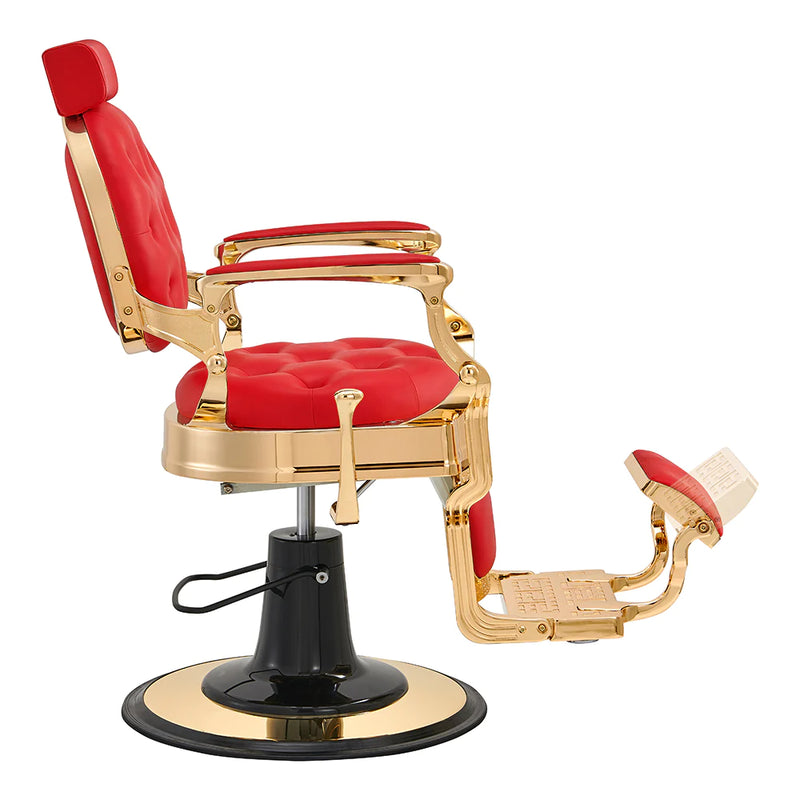 Dream In Reality Princeton Barber Chair - Gold DIR 2726