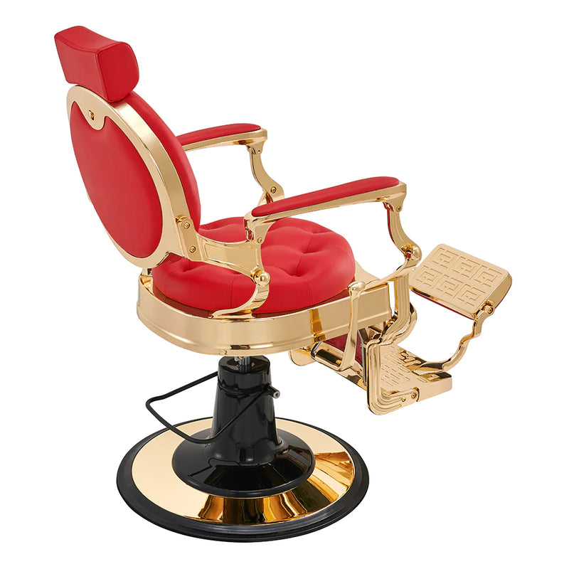 Dream In Reality Princeton Barber Chair - Gold DIR 2726