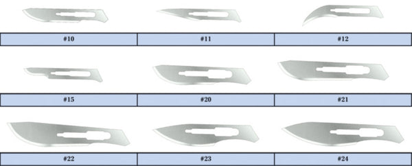 Graham Field Feather® Sterile Surgical Blades, pack of 100 - 2976#10