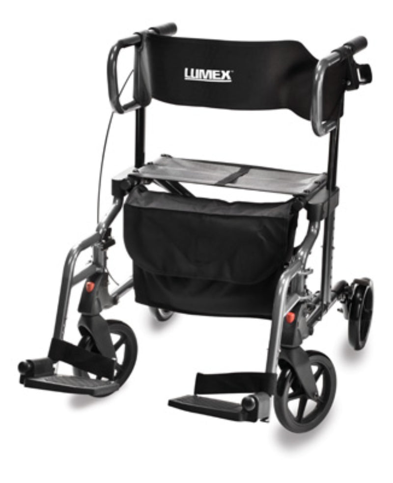 Graham Field HybridLX Rollator Transport Chair LX1000B