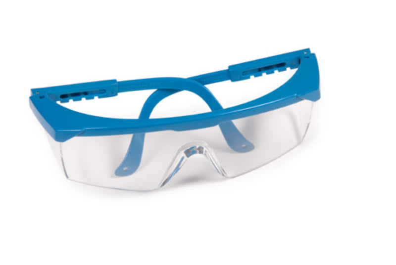 Graham Field Safety Glasses with Side shields in Blue Frame, pack of 12 - 9677BL