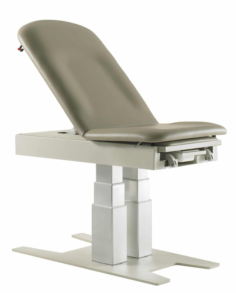 Graham Field High/Low Power Table: Power Assisted Back, Hand Control, Stirrups - Foot Control 4600-FS-AL