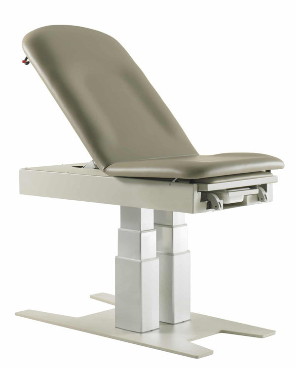 Graham Field High/Low Power Table: Power Assisted Back, Hand Control, Stirrups - All Accessories 4600-FL-AL