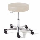 Graham Field Physician Stool, D-Handle Release, Polished Aluminum Base 9702-AL