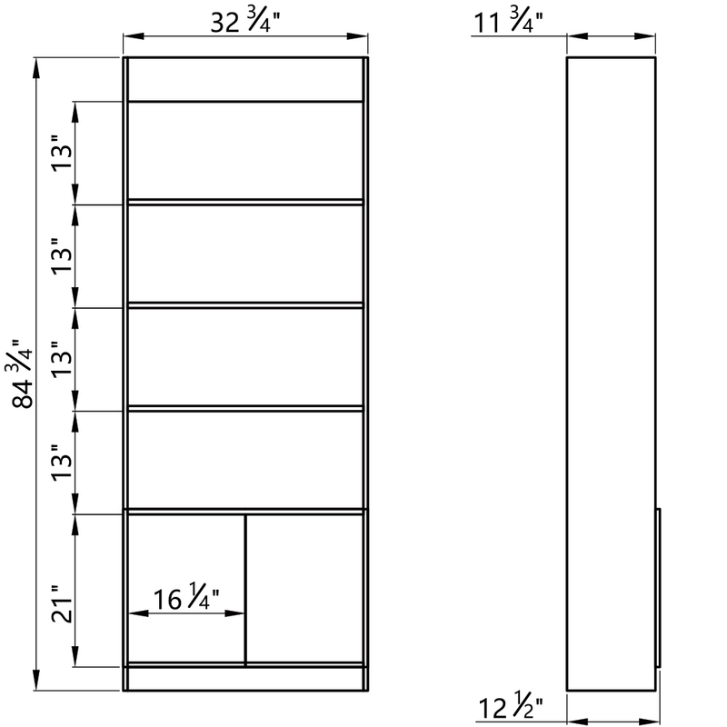 Dream In Reality Showcase LED Illumination Retail Display Cabinet DIR 6881