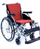 Karman Healthcare S-Ergo 125 Ergonomic Wheelchair with Flip-Back Armrest and Swing Away Footrest S-ERGO125F16RS