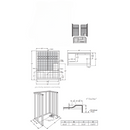 Mobility Bathworks 6030, 6032 Acrylic Shower System Barrier Free 1" Threshold