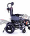 Karman Healthcare VIP2 Tilt in Space Reclining Transport Wheelchair in Diamond Black VIP2TR-16