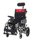 Karman Healthcare VIP2 Tilt in Space Reclining Transport Wheelchair in Diamond Black VIP2TR-16