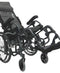 Karman Healthcare VIP 515 Tilt in Space Lightweight Reclining Wheelchair with 20" inch Rear Wheels in Diamond black VIP515-16