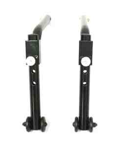 Karman Healthcare Anti Tipper pair for S-100 series in black AT-115