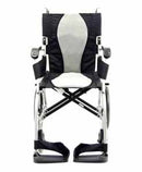 Karman Healthcare S-Ergo Flight Transport with swing away footrest and companion brakes S-2512F16S-TP