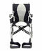 Karman Healthcare S-Ergo Flight Transport with swing away footrest and companion brakes S-2512F16S-TP