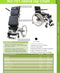 Karman Healthcare XO-101 Manual Push-Power Assist Stand Wheelchair Arctic Silver XO-101