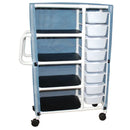 Graham Field SPCLTY PVC CART 8 TUBS 4 SHELV 370-8 - 8532