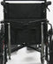 Karman Healthcare KM 5000 Lightweight Reclining Wheelchair with Removable Desk Armrest KM5000F18B-MS