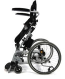 Karman Healthcare XO-101 Manual Push-Power Assist Stand Wheelchair Arctic Silver XO-101