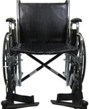 Karman Healthcare KN-920 Heavy Duty Wheelchair with Removable Armrest and Adjustable Seat Height in Chrome - KN-920W-APT