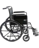 Karman Healthcare LT-800T Lightweight Steel Wheelchair with Fixed Armrest LT-800T