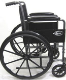 Karman Healthcare LT-800T Lightweight Steel Wheelchair with Fixed Armrest LT-800T