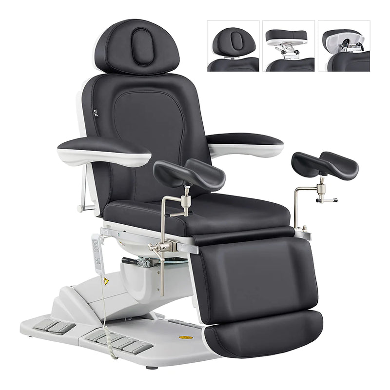 Dream In Reality Fiona Exam Table With Stirrups DIR 8246EBYH-stirrups