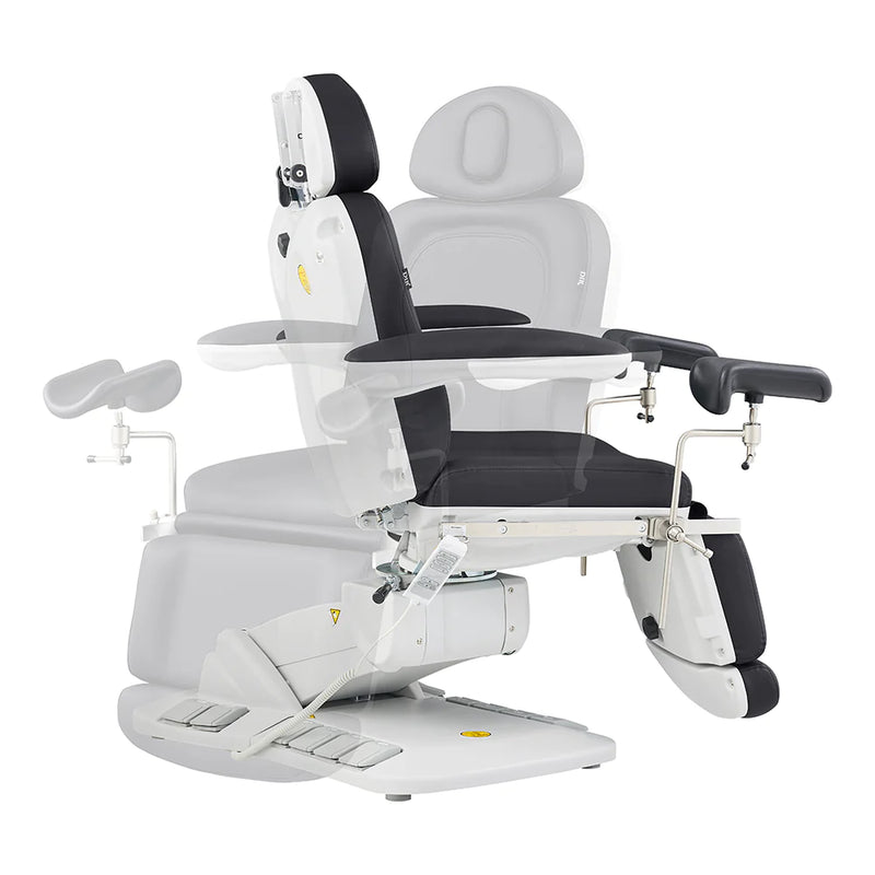 Dream In Reality Fiona Exam Table With Stirrups DIR 8246EBYH-stirrups