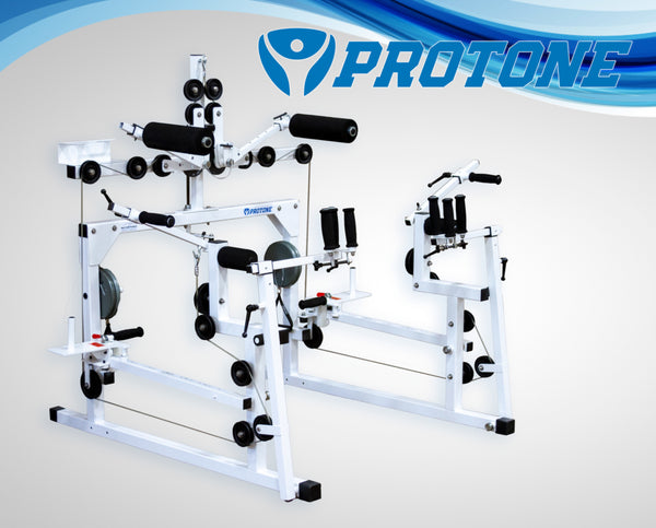 Aqua Creek PROTONE™ LAND-BASED FITNESS MACHINE and plates