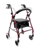 Karman Healthcare R-4600 Lightweight Standard Rollator with Padded Seat and Backrest R-4600-BL