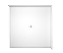 Mobility Bathworks 4848 Barrier Free Double Entry Shower Pan 1" Threshold