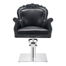 Dream In Reality Black Laurence Vintage Salon Chair DIR 1555