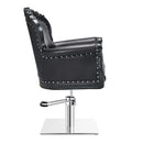 Dream In Reality Black Laurence Vintage Salon Chair DIR 1555