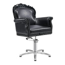 Dream In Reality Black Laurence Vintage Salon Chair DIR 1555