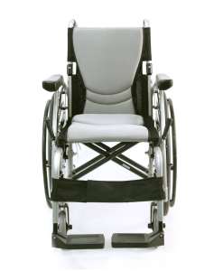 Karman Healthcare S-Ergo 125 Ergonomic Wheelchair with Flip-Back Armrest and Swing Away Footrest S-ERGO125F16RS