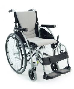 Karman Healthcare S-Ergo 125 Ergonomic Wheelchair with Flip-Back Armrest and Swing Away Footrest S-ERGO125F16RS