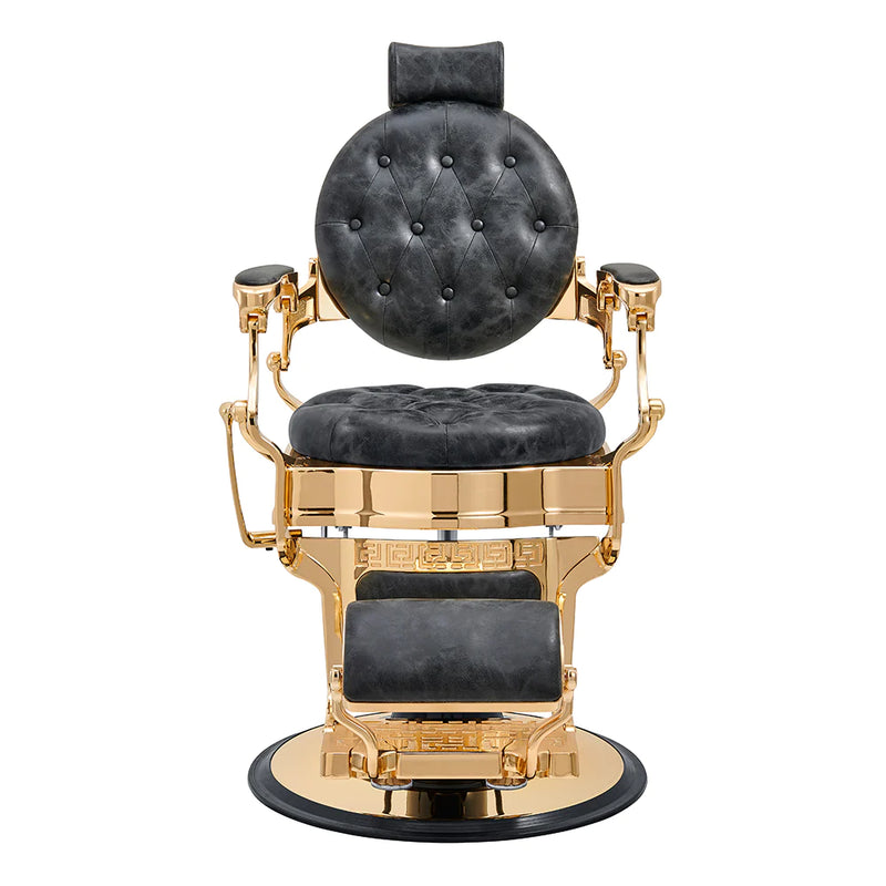 Dream In Reality Princeton Barber Chair - Gold DIR 2726