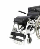 Karman Healthcare XO-101 Manual Push-Power Assist Stand Wheelchair Arctic Silver XO-101